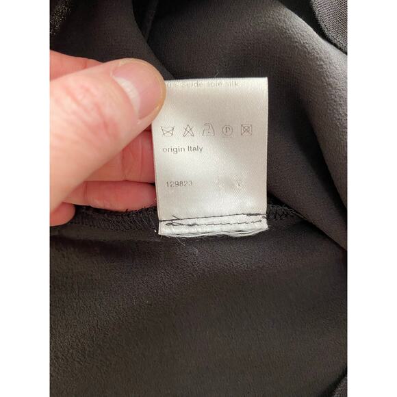 Akris Women's Size 12 Black Lined 100% Lightweight Wool Tank Top Made in Italy - Picture 9 of 9